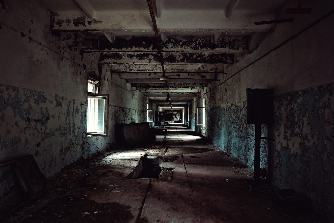 abandoned building interior